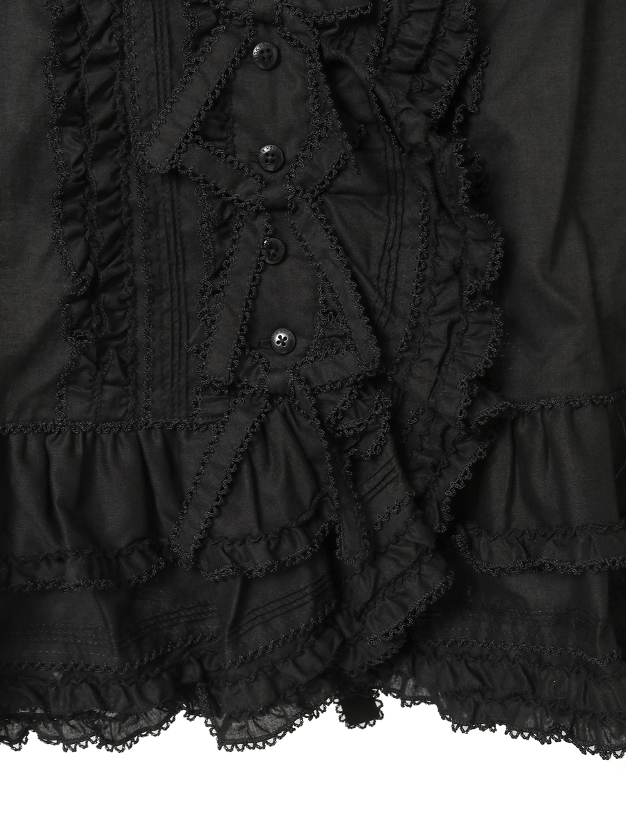 リボンモチーフいっぱいローンベスト 詳細画像 ベリーレッド 11