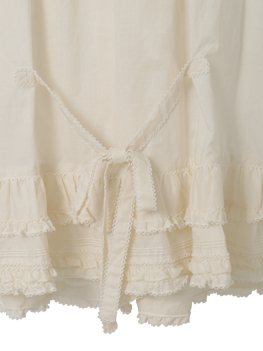 リボンモチーフいっぱいローンベスト 詳細画像 ベリーレッド 7