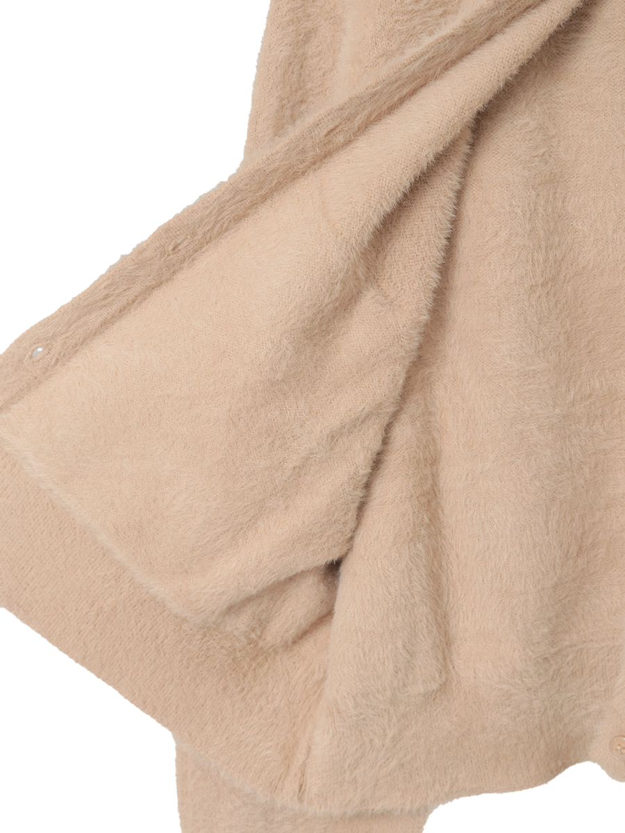 うさぎの耳フード付きニットパーカー 詳細画像 キナリ 14