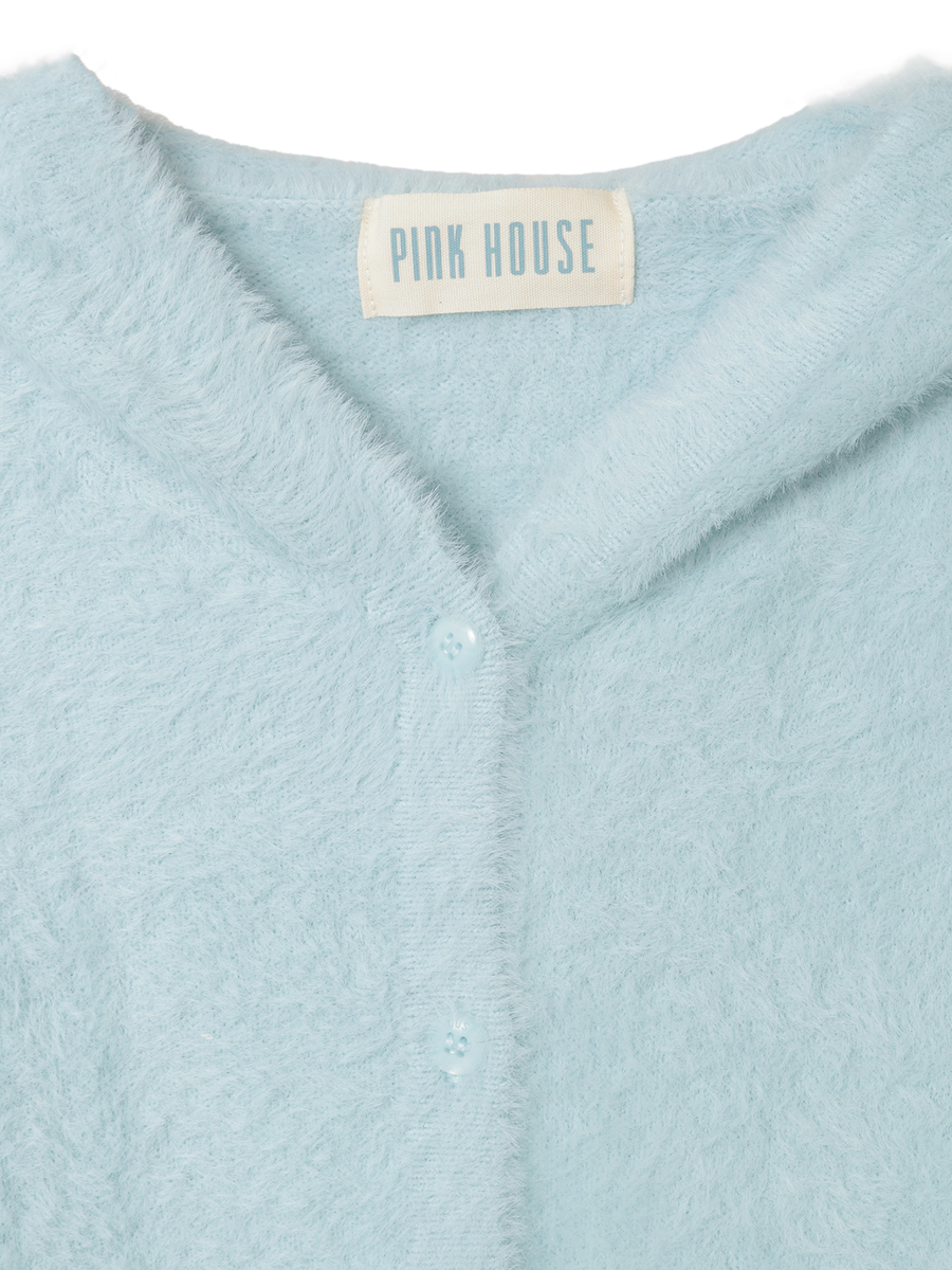 うさぎの耳フード付きニットパーカー 詳細画像 キナリ 3