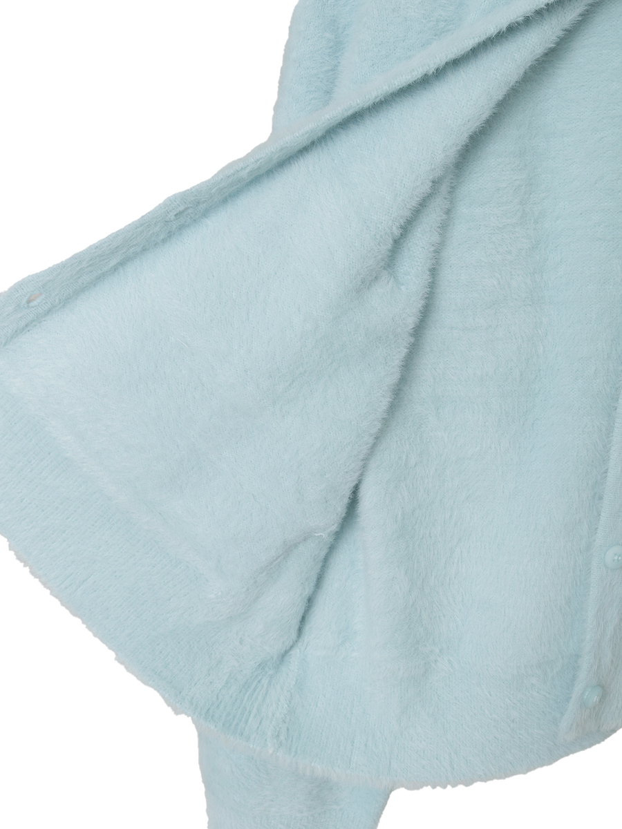 うさぎの耳フード付きニットパーカー 詳細画像 キナリ 7