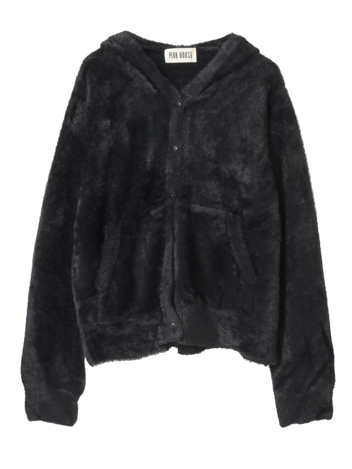 ピンクハウス　うさぎフード付きプルオーバーセーター PINK HOUSE ピンクハウス フード付きうさぎモチーフニットパーカー