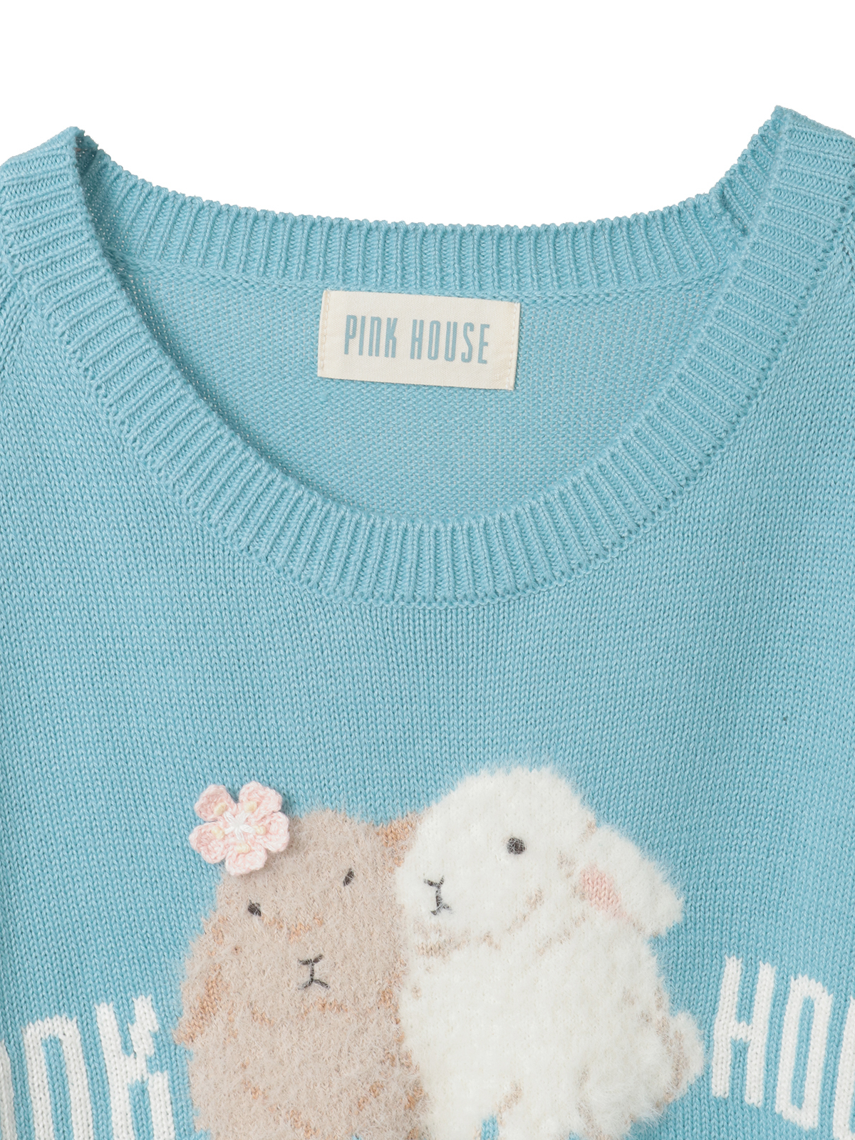 幸見うさぎモチーフニット｜ピンクハウスオフィシャルオンラインストア