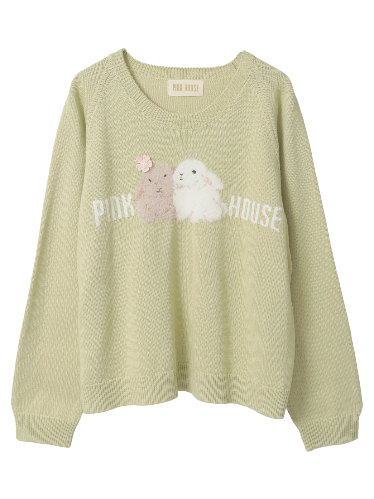 幸見うさぎモチーフニット｜ピンクハウスオフィシャルオンラインストア