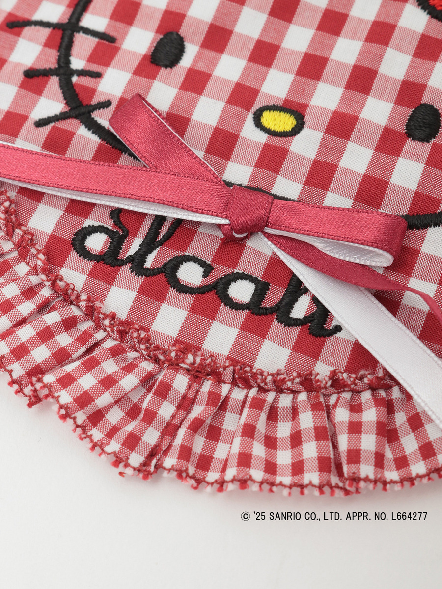 【alcali x HELLO KITTY】コラボレーションワッペン 詳細画像 ブラック 4