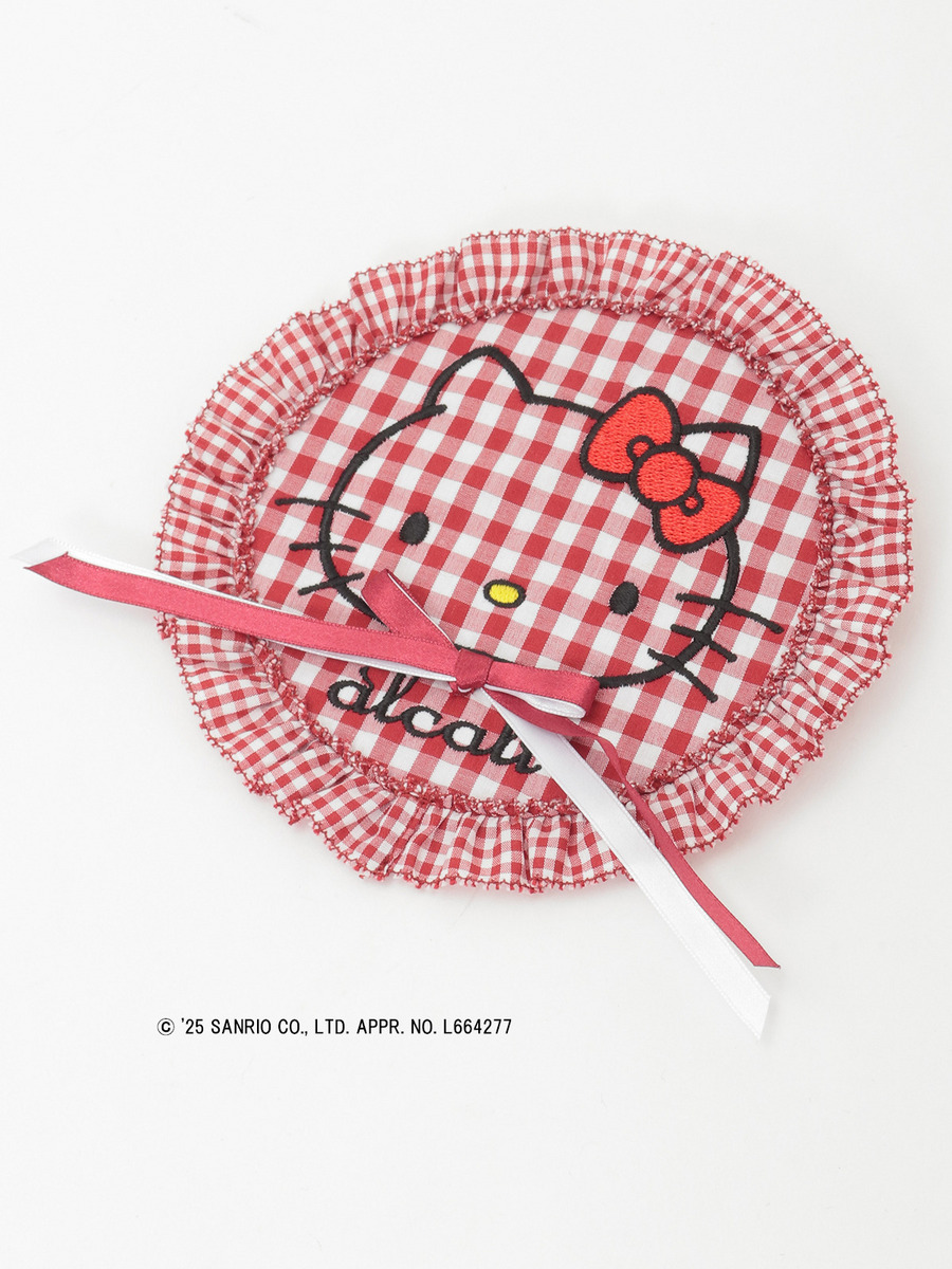【alcali x HELLO KITTY】コラボレーションワッペン 詳細画像 レッド 2