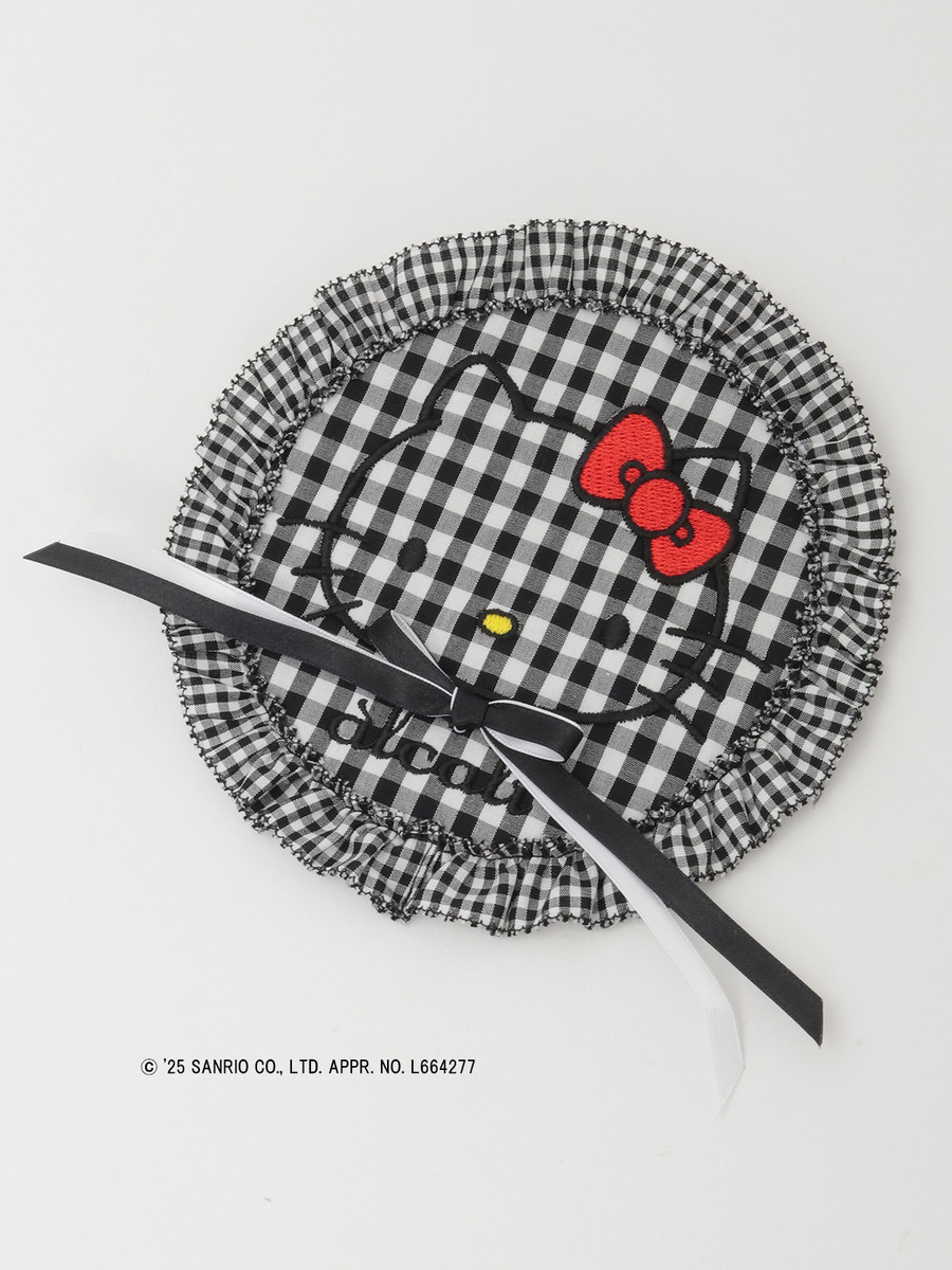 【alcali x HELLO KITTY】コラボレーションワッペン 詳細画像 ブラック 2