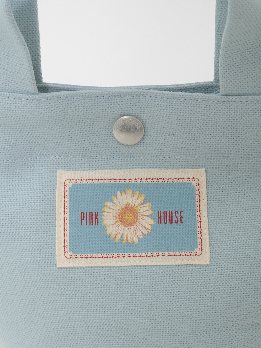 マーガレットブーケ刺繍ミニトートポシェット 詳細画像 ピンク 5