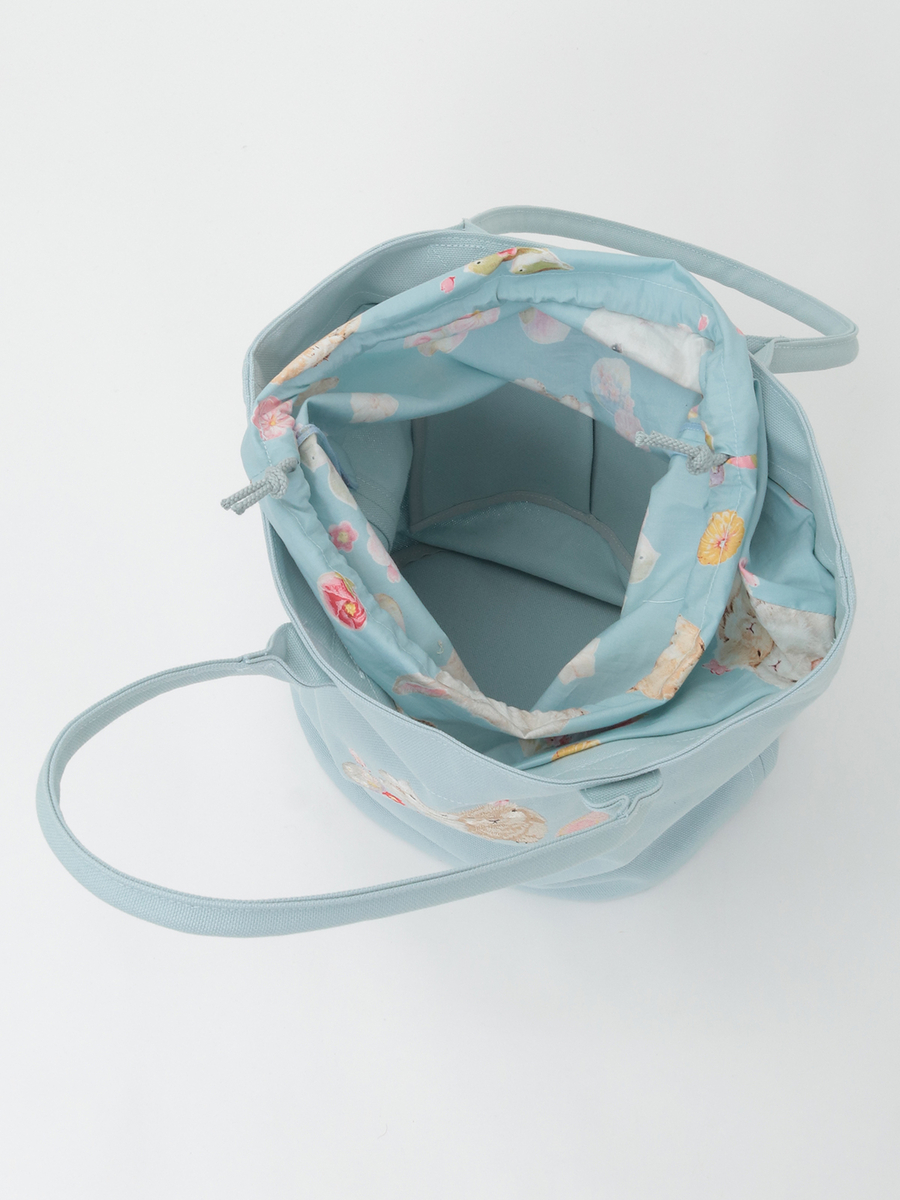 幸見うさぎ刺繍バッグ 詳細画像 アカ 17