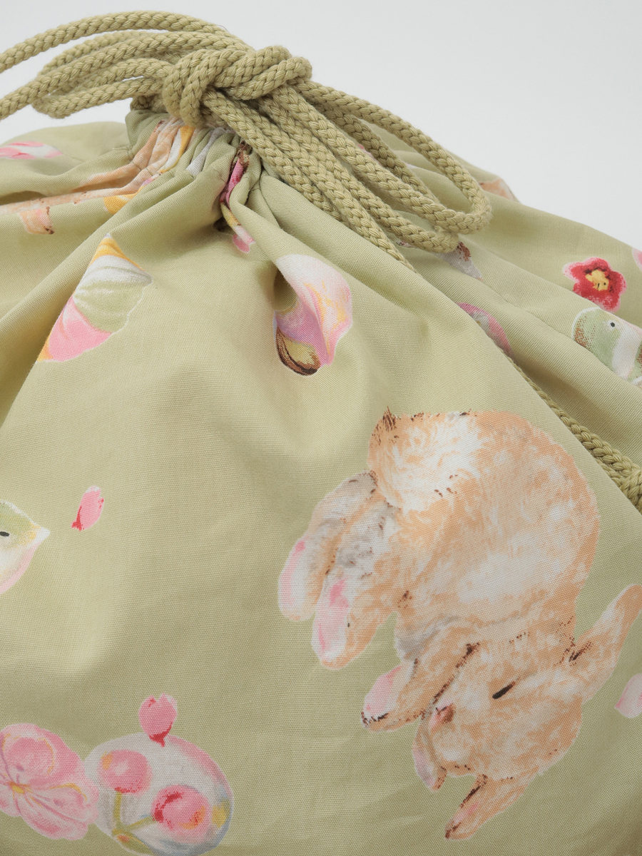 幸見うさぎ刺繍バッグ 詳細画像 アカ 18