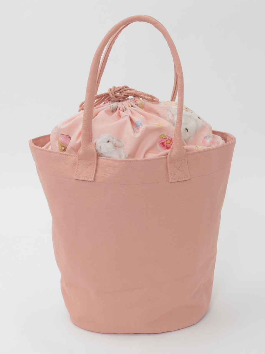 幸見うさぎ刺繍バッグ 詳細画像 アカ 3