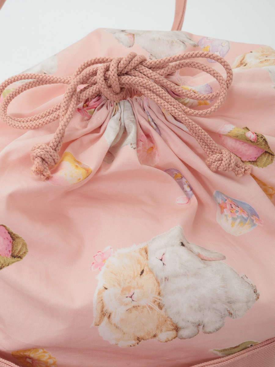 幸見うさぎ刺繍バッグ 詳細画像 アカ 6