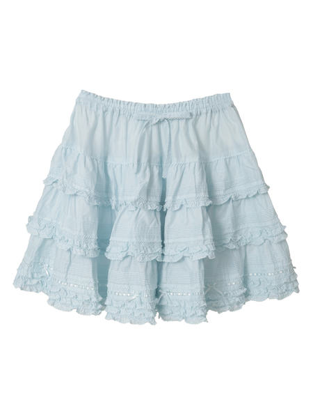 フリル使いティアードタブリエ