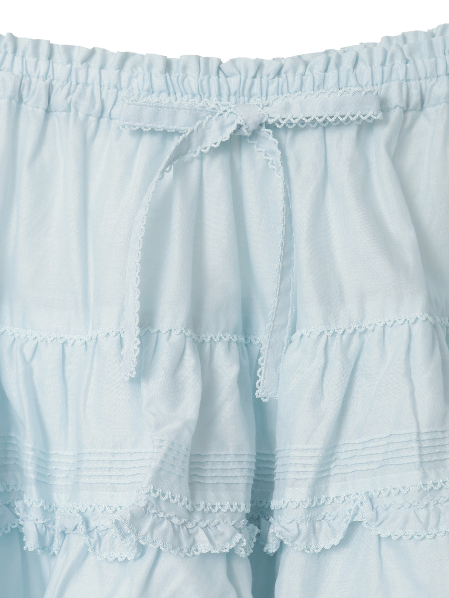 フリル使いティアードタブリエ 詳細画像 ピンク 3