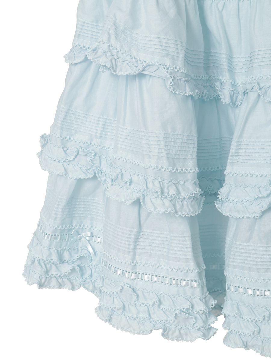 フリル使いティアードタブリエ 詳細画像 ピンク 4