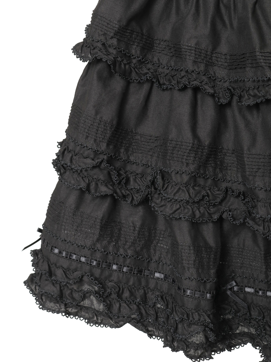 フリル使いティアードタブリエ 詳細画像 ピンク 6