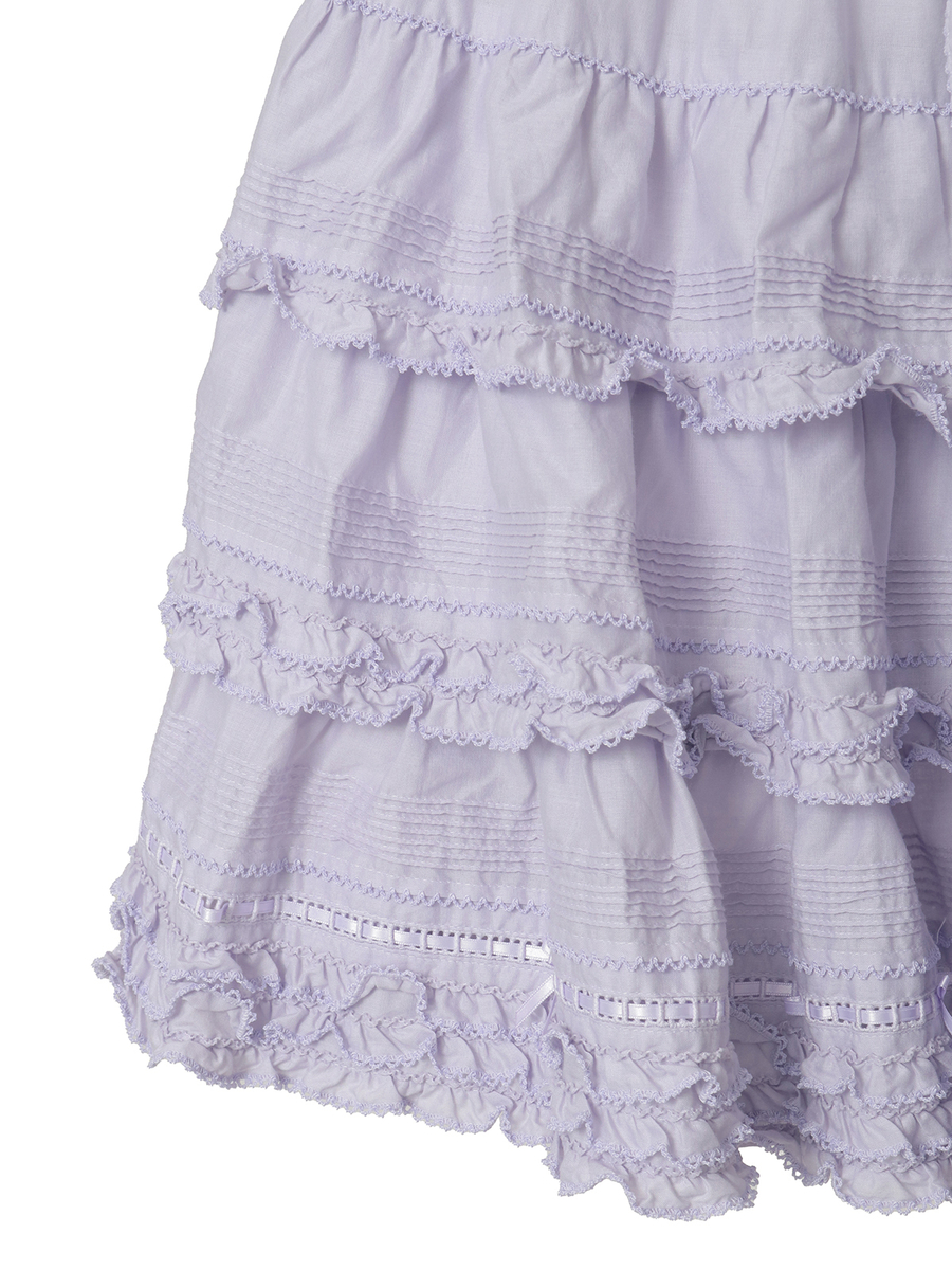 フリル使いティアードタブリエ 詳細画像 ピンク 9