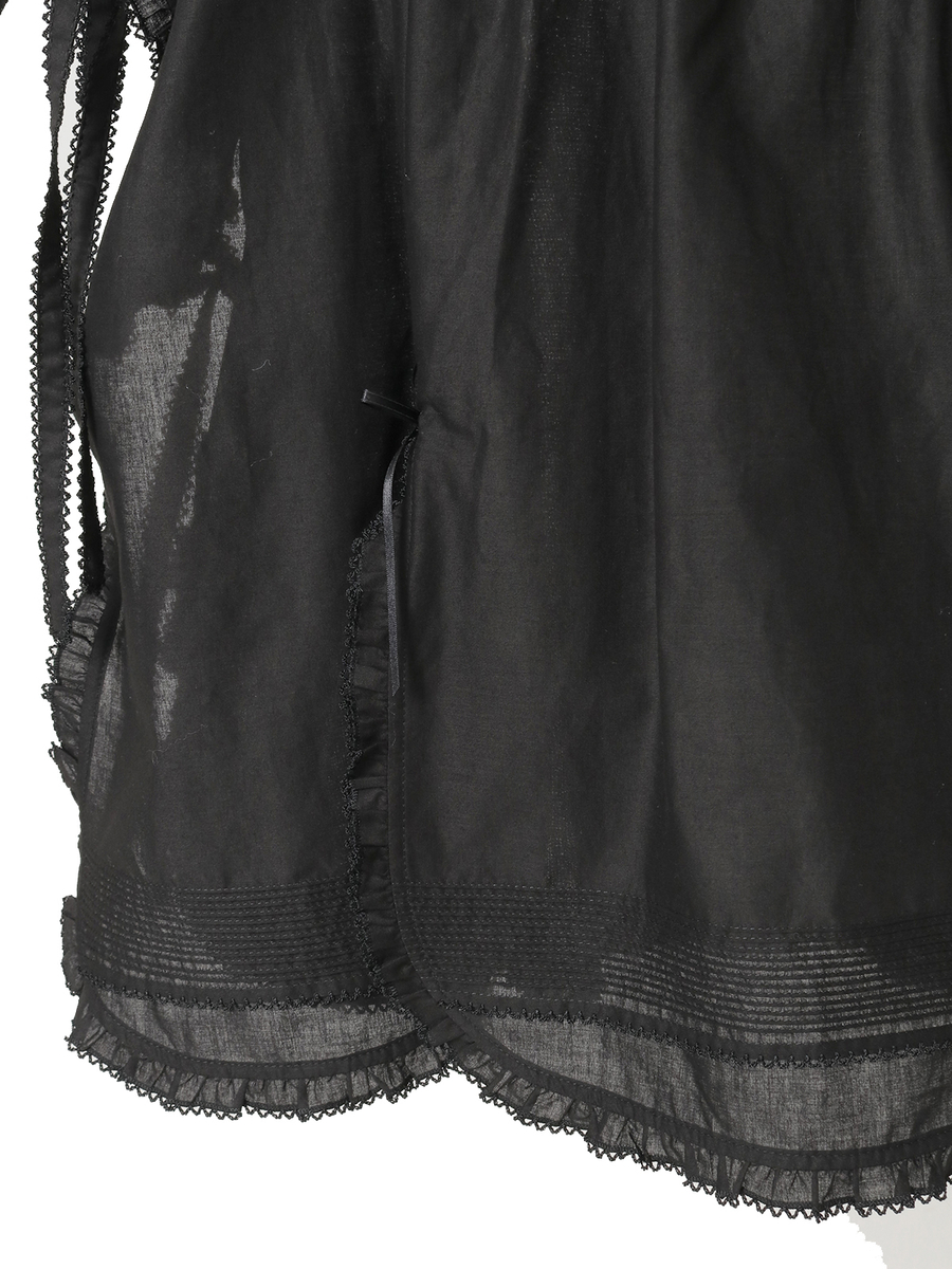 マーガレット刺繍ローンタブリエ 詳細画像 ラベンダー 10