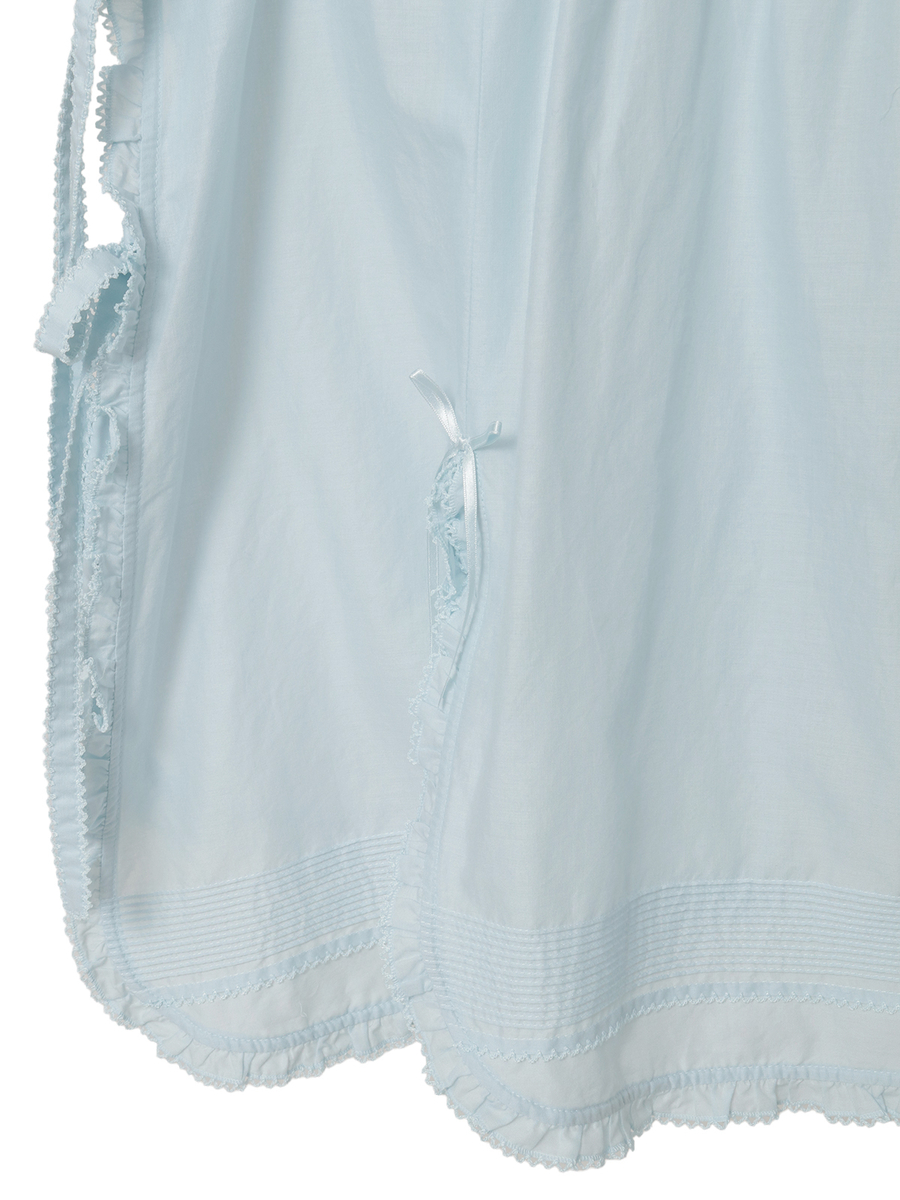 マーガレット刺繍ローンタブリエ 詳細画像 ラベンダー 16