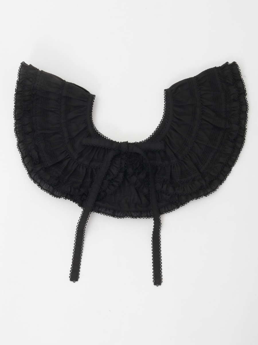 フリル使いローンティペット 詳細画像 クロ 1