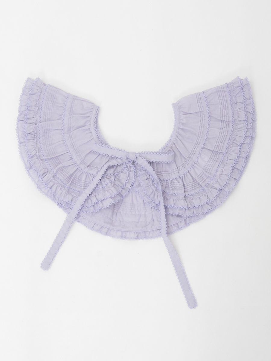 フリル使いローンティペット 詳細画像 ラベンダー 1