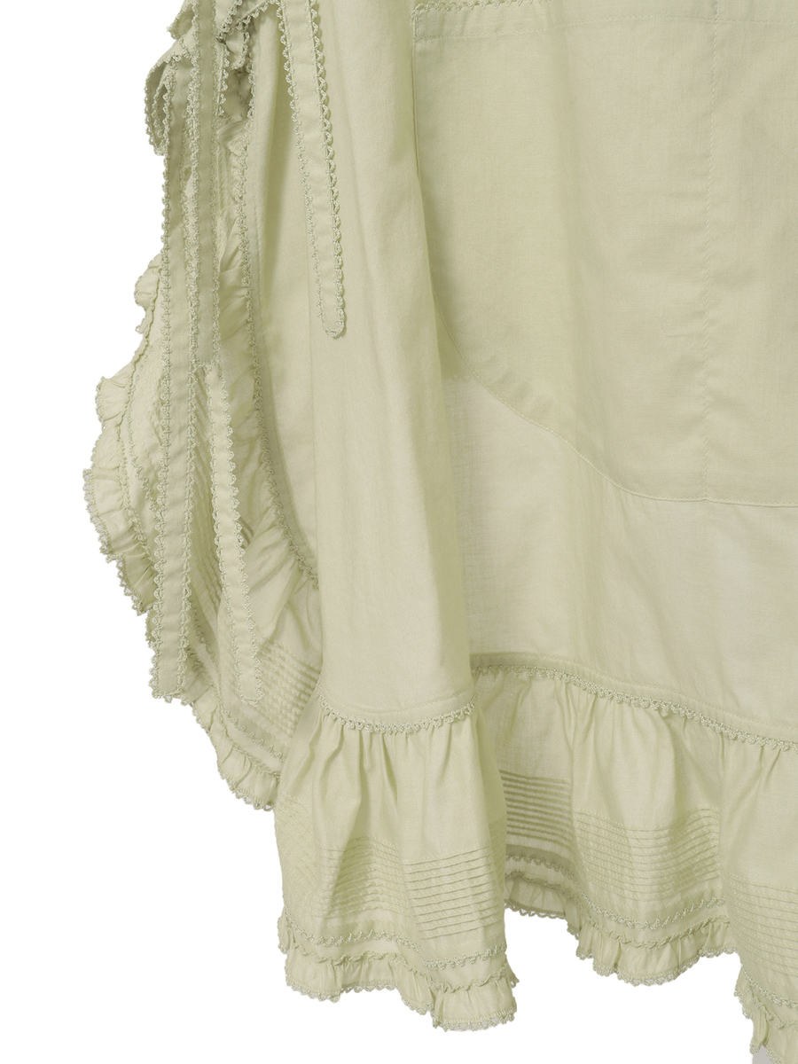 幸見うさぎ刺繍ローンタブリエ 詳細画像 シロ 5