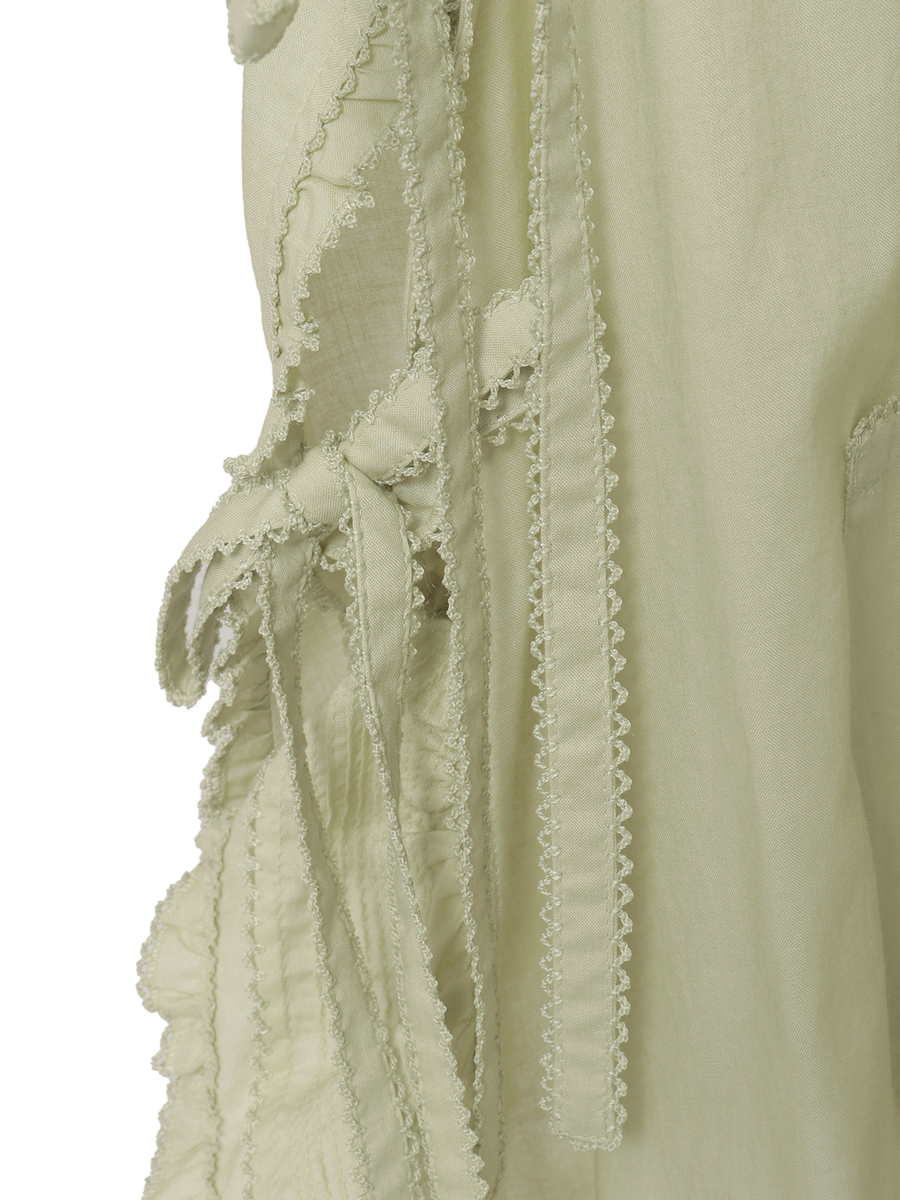 幸見うさぎ刺繍ローンタブリエ 詳細画像 シロ 7