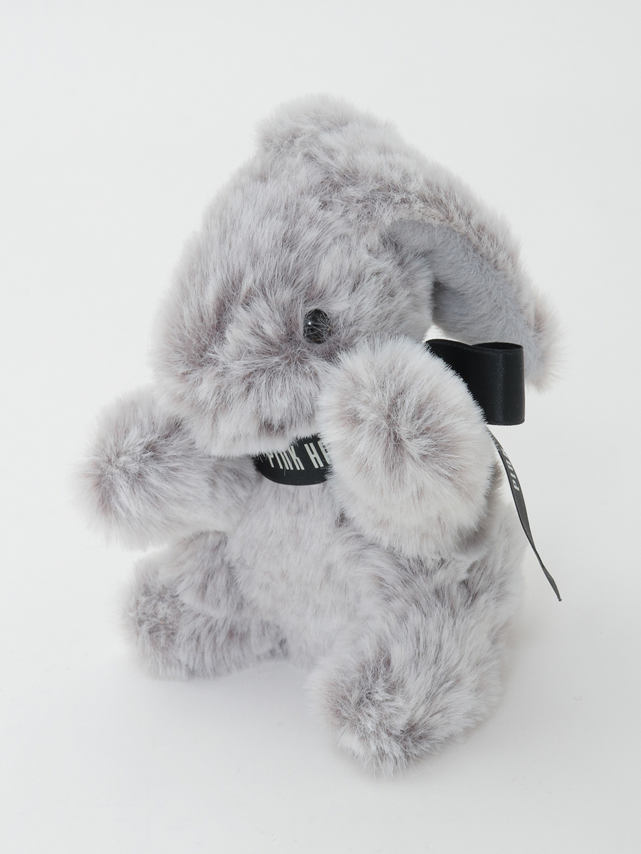 幸見うさぎぬいぐるみコサージュ 詳細画像 グレー 1