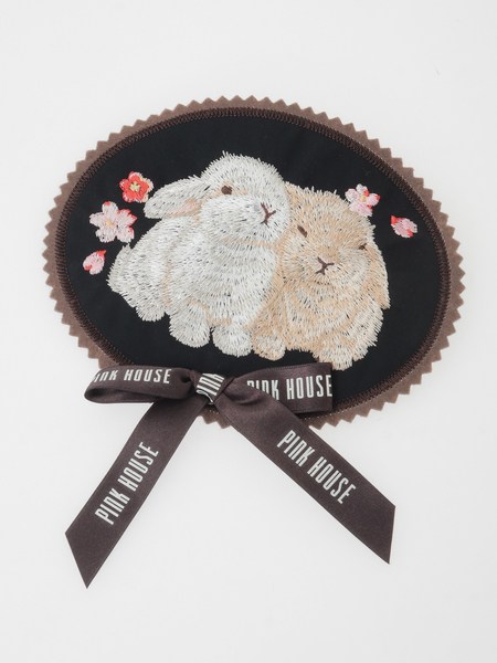 幸見うさぎ刺繍ワッペン｜ピンクハウスオフィシャルオンラインストア
