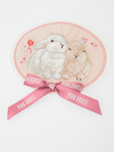 幸見うさぎ刺繍ワッペン