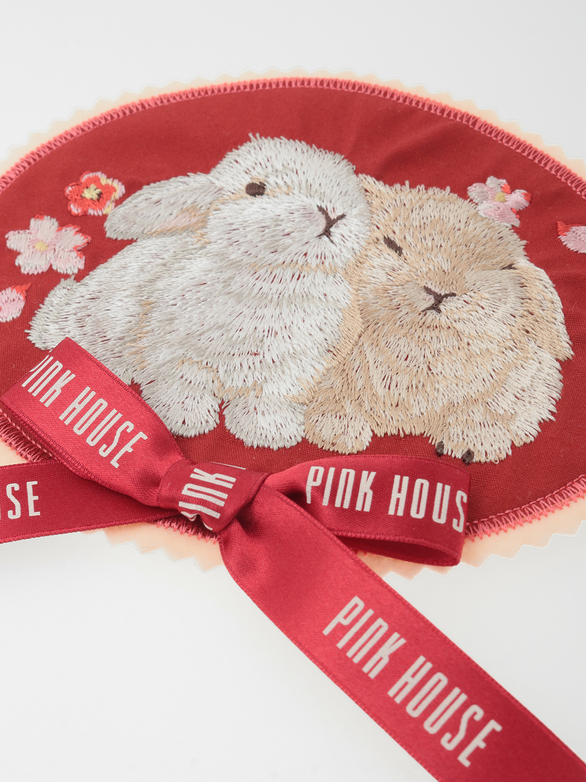 【新品未使用】ピンクハウス ブラウン うさちゃん お花モチーフ バッグ/2025 新品未使用】ピンクハウス ブラウン うさちゃん お花モチーフ バッグ