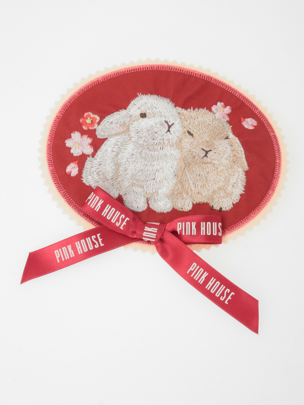 幸見うさぎ刺繍ワッペン｜ピンクハウスオフィシャルオンラインストア