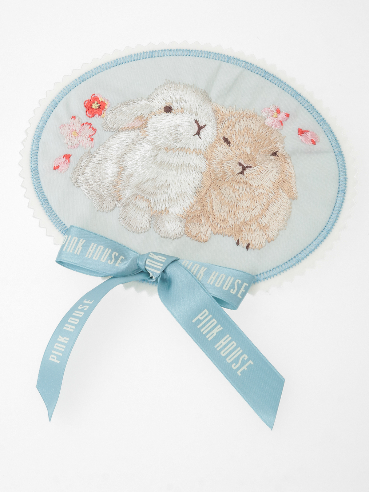 幸見うさぎ刺繍ワッペン｜ピンクハウスオフィシャルオンラインストア
