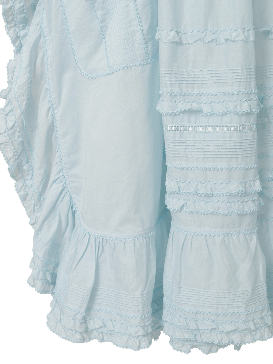 うさぎの耳フード付きローンタブリエ 詳細画像 シロ 15