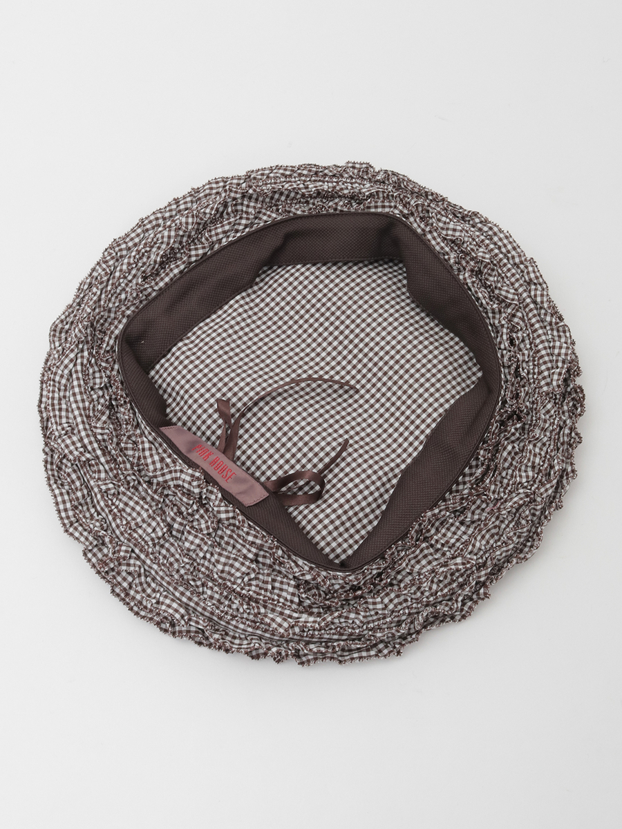 ギンガムチェックフリルベレー 詳細画像 アカ 6