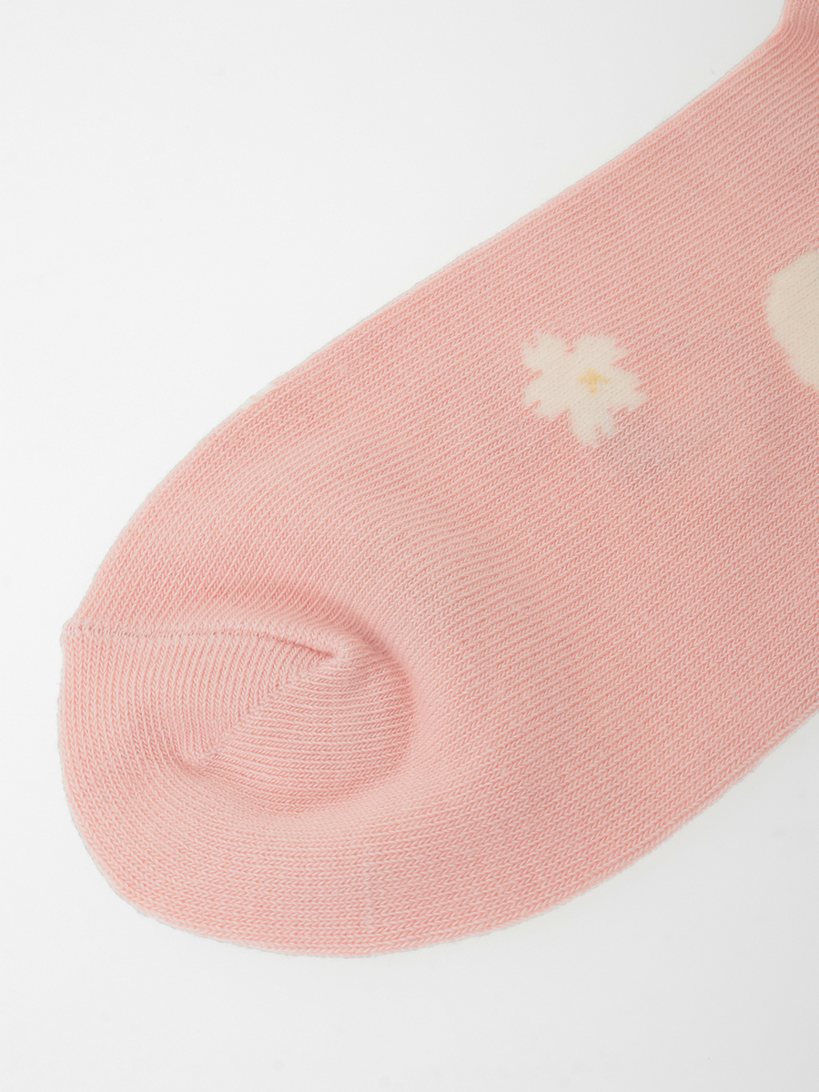 幸見うさぎ柄ソックス 詳細画像 アカ 5