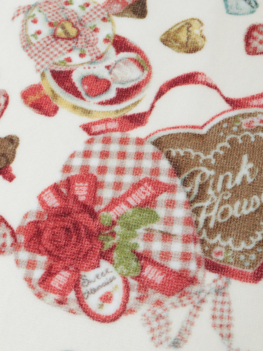 スウィートメモリープリントハンカチタオル 詳細画像 シロ 3