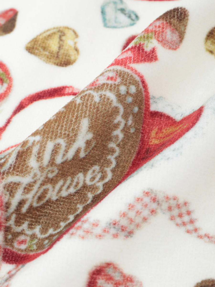 スウィートメモリープリントハンカチタオル 詳細画像 シロ 4