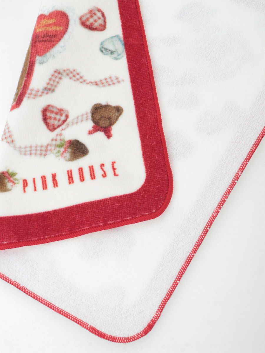 スウィートメモリープリントハンカチタオル 詳細画像 シロ 5