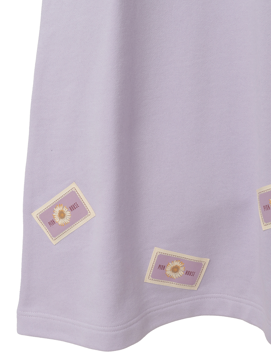 マーガレットネームワッペン使いスウェットジャンパスカート 詳細画像 ピンク 11