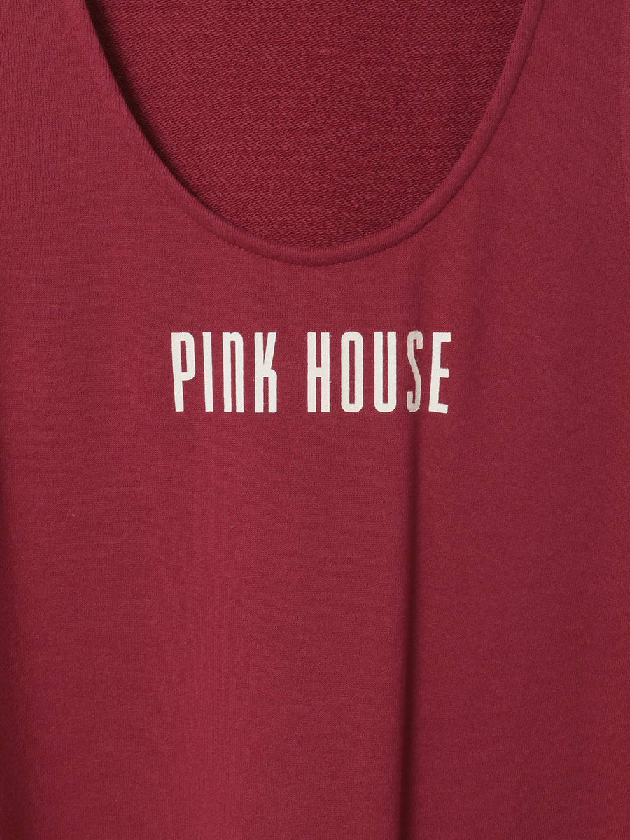 マーガレットネームワッペン使いスウェットジャンパスカート 詳細画像 ピンク 14