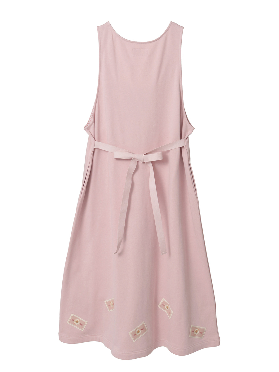 マーガレットネームワッペン使いスウェットジャンパスカート 詳細画像 ピンク 2