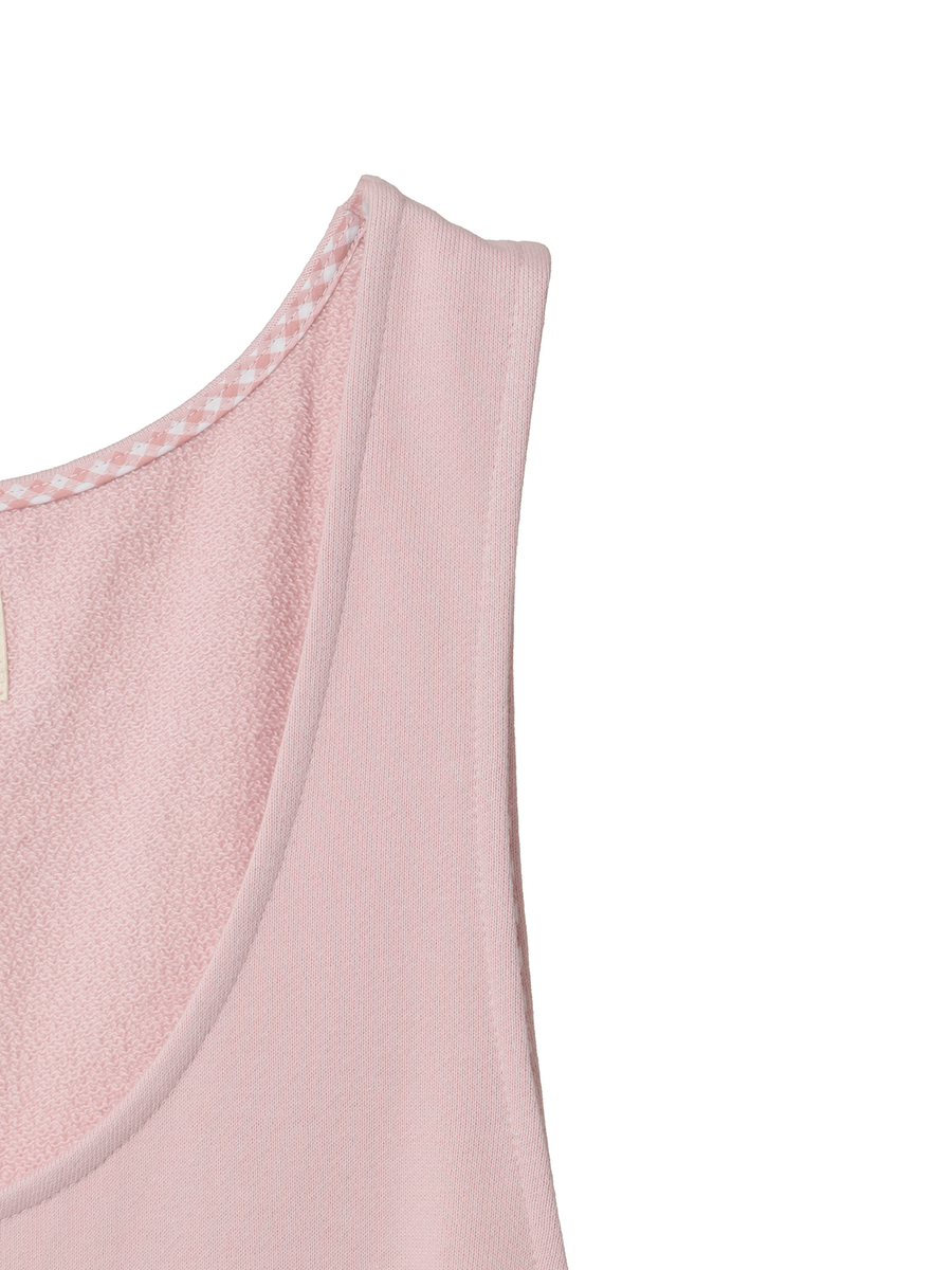 マーガレットネームワッペン使いスウェットジャンパスカート 詳細画像 ピンク 4