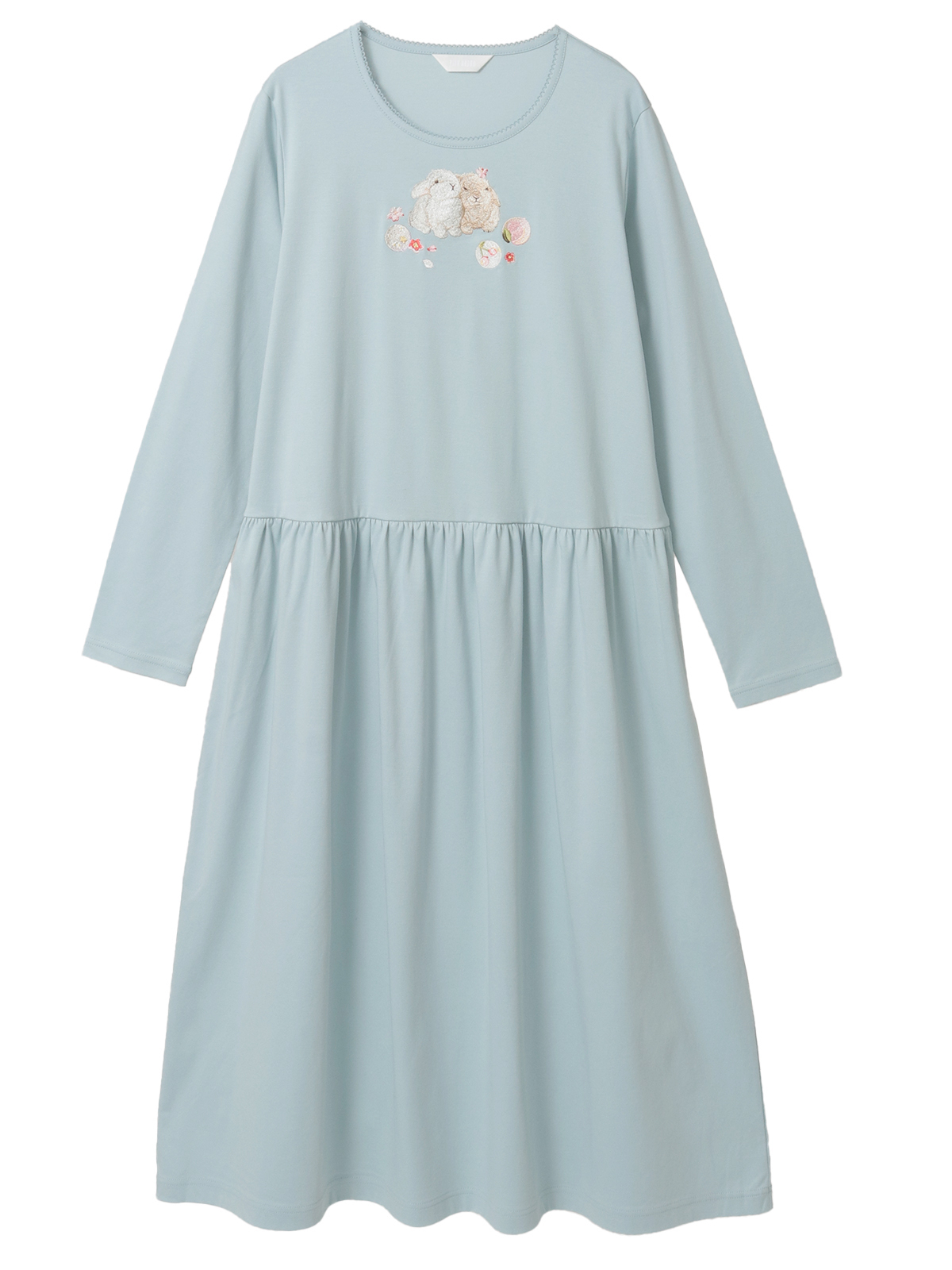 幸見うさぎ刺繍スムースワンピース｜ピンクハウスオフィシャル