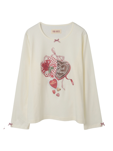 スウィートメモリープリントカットソー