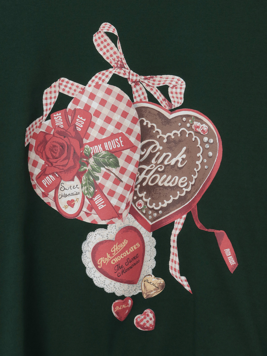 スウィートメモリープリントカットソー 詳細画像 アカ 9