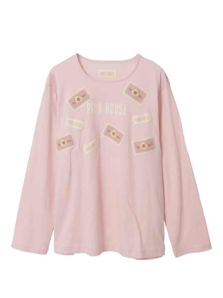 マーガレット＆ロゴネームワッペンいっぱいカットソー