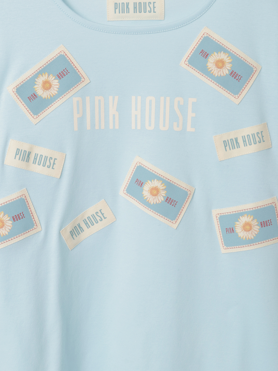 マーガレット＆ロゴネームワッペンいっぱいカットソー 詳細画像 ピンク 10