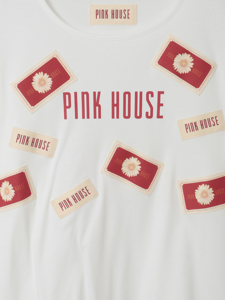 マーガレット＆ロゴネームワッペンいっぱいカットソー 詳細画像 ピンク 9