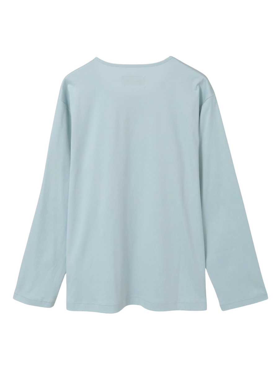 幸見うさぎ刺繍スムースカットソー 詳細画像 シロ 2